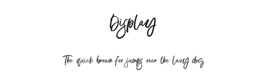 Display by Emtheen Studio — Script Handwritten Font