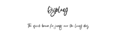 Display by Emtheen Studio — Script Handwritten Font — thumbnail 1