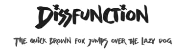 Dissfunction by Gassstype — Script Handwritten Font — thumbnail 1