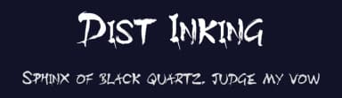 Dist Inking by TypeLand — Script Handwritten Font — thumbnail 2