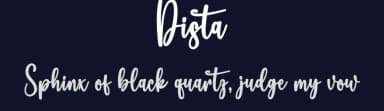 Dista by Wahyu Studio — Script Handwritten Font — thumbnail 2