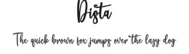 Dista by Wahyu Studio — Script Handwritten Font — thumbnail 1
