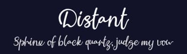 Distant by Fonteca.com — Script Handwritten Font — thumbnail 2