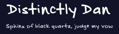 Distinctly Dan by FontPanda — Script Handwritten Font — thumbnail 2