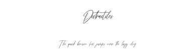 Distractiles by Maulana Creative — Script Handwritten Font — thumbnail 1