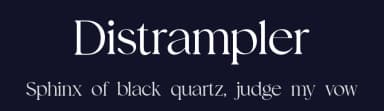 Distrampler by UI Creative — Serif Font — thumbnail 2