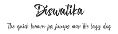 Diswatika by RaisProject — Script Handwritten Font — thumbnail 1
