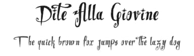 Dite Alla Giovine by imagex — Script Handwritten Font — thumbnail 1