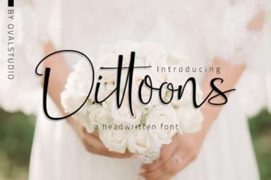 Dittoons Font by OvalStudio — Script Handwritten Font — thumbnail 1