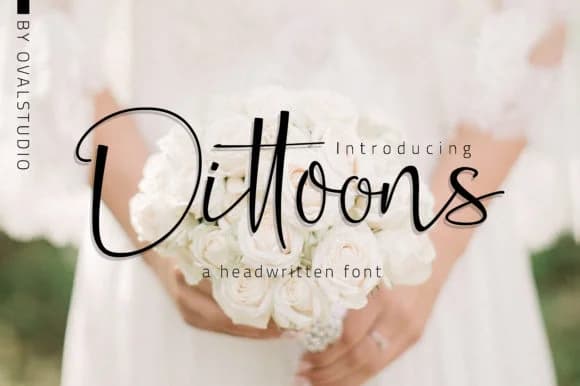 Dittoons Font by OvalStudio — Script Handwritten Font