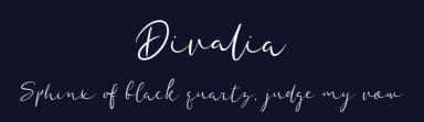 Divalia by Kong Font — Script Handwritten Font — thumbnail 2