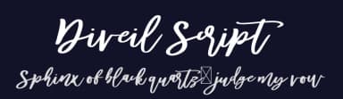 Diveil Script by alphArtype — Script Handwritten Font — thumbnail 2