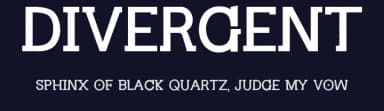 Divergent by SpideRaYsfoNtS — Sans Serif Font — thumbnail 2