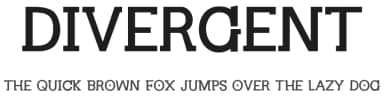 Divergent by SpideRaYsfoNtS — Sans Serif Font — thumbnail 1