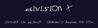 Division X by Mr.Fisk Fonts — Script Handwritten Font — thumbnail 2