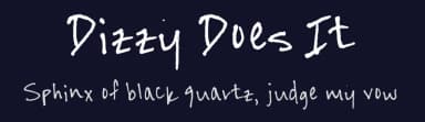 Dizzy Does It by FontPanda — Script Handwritten Font — thumbnail 2