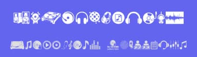 DJ Icons by Woodcutter — Dingbats Font — thumbnail 3