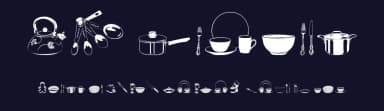 DJ Kitchen by strat — Dingbats Font — thumbnail 2