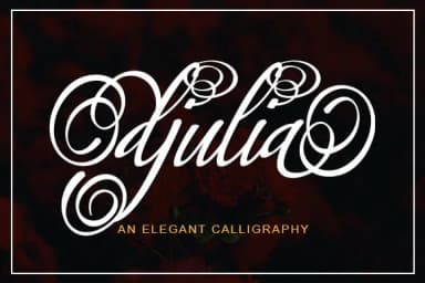 Djulia Font by utopiabrand19 — Script Handwritten Font — thumbnail 8