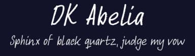 DK Abelia by Hanoded — Script Handwritten Font — thumbnail 2