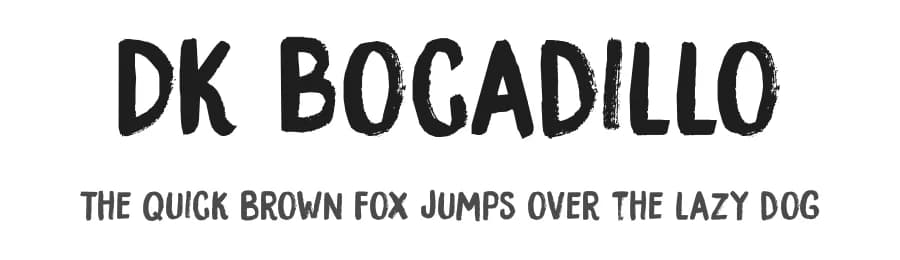 DK Bocadillo by Hanoded — Script Handwritten Font
