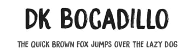 DK Bocadillo by Hanoded — Script Handwritten Font — thumbnail 1