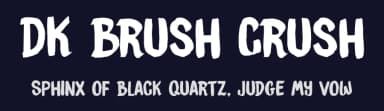 DK Brush Crush by Hanoded — Script Handwritten Font — thumbnail 2