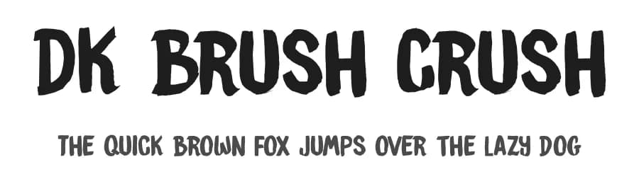 DK Brush Crush by Hanoded — Script Handwritten Font