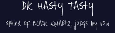 DK Hasty Tasty by Hanoded — Script Handwritten Font — thumbnail 2