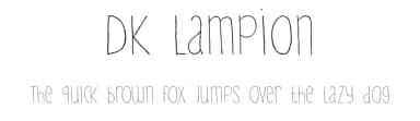 DK Lampion by Hanoded — Script Handwritten Font — thumbnail 1