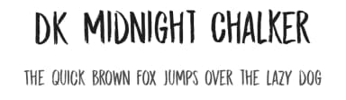 DK Midnight Chalker by Hanoded — Script Handwritten Font — thumbnail 1