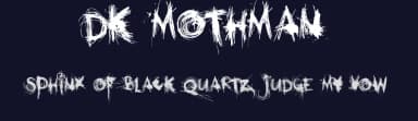 DK Mothman by Hanoded — Script Handwritten Font — thumbnail 2
