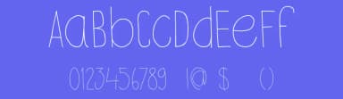 DK Petit Oiseau by Hanoded — Script Handwritten Font — thumbnail 3