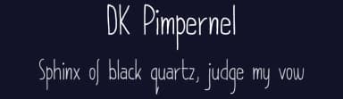 DK Pimpernel by Hanoded — Script Handwritten Font — thumbnail 2