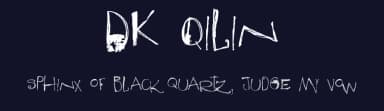 DK Qilin by Hanoded — Script Handwritten Font — thumbnail 2
