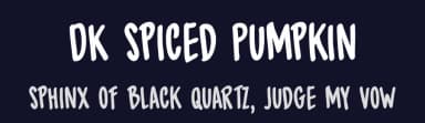 DK Spiced Pumpkin by Hanoded — Script Handwritten Font — thumbnail 2