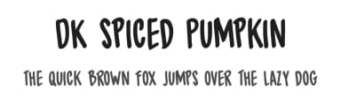 DK Spiced Pumpkin by Hanoded — Script Handwritten Font — thumbnail 1