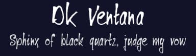 DK Ventana by Hanoded — Script Handwritten Font — thumbnail 2