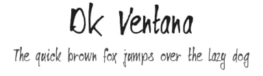 DK Ventana by Hanoded — Script Handwritten Font — thumbnail 1