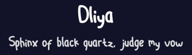 Dliya by Rzky Cnra Studio — Script Handwritten Font — thumbnail 2