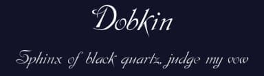 Dobkin by David Rakowski — Script Handwritten Font — thumbnail 2