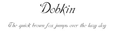 Dobkin by David Rakowski — Script Handwritten Font — thumbnail 1