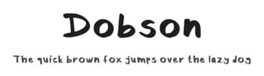 Dobson by Kitti Dobson — Script Handwritten Font — thumbnail 1