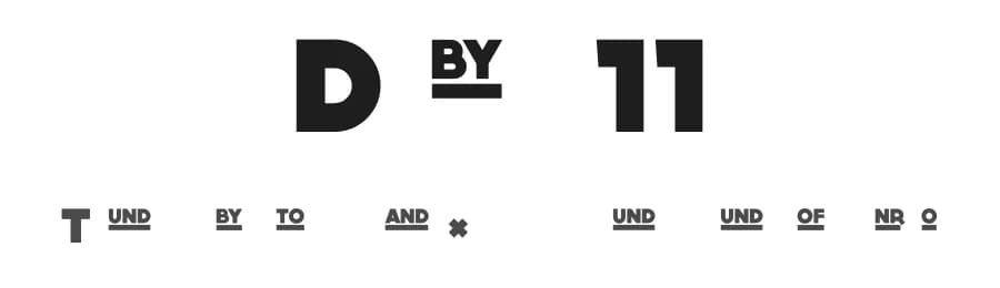 Dock 11 by artill.de — Sans Serif Font — preview 1