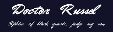 Doctor Russel by Intellecta Design — Script Handwritten Font — thumbnail 2