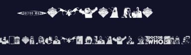 Doctor Who 2006 by xstreamed.tv — Dingbats Font — thumbnail 2