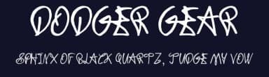 Dodger Gear by JSH creates — Script Handwritten Font — thumbnail 2