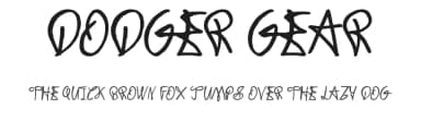 Dodger Gear by JSH creates — Script Handwritten Font — thumbnail 1