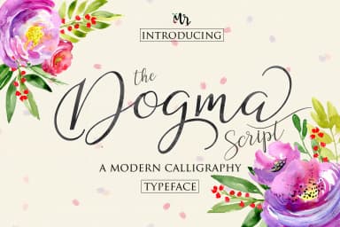 Dogma Script Font by Mrletters — Script Handwritten Font — thumbnail 1