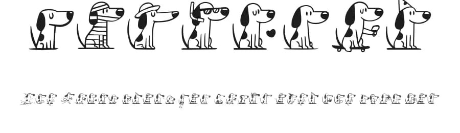 Dogpixur by BlackFridayFont FMF — Dingbats Font
